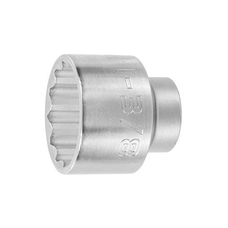 Garant 1/2 inch Drive Socket, 12 pt, 1-3/8 inch, 642132 1.3/8 642132 1.3/8